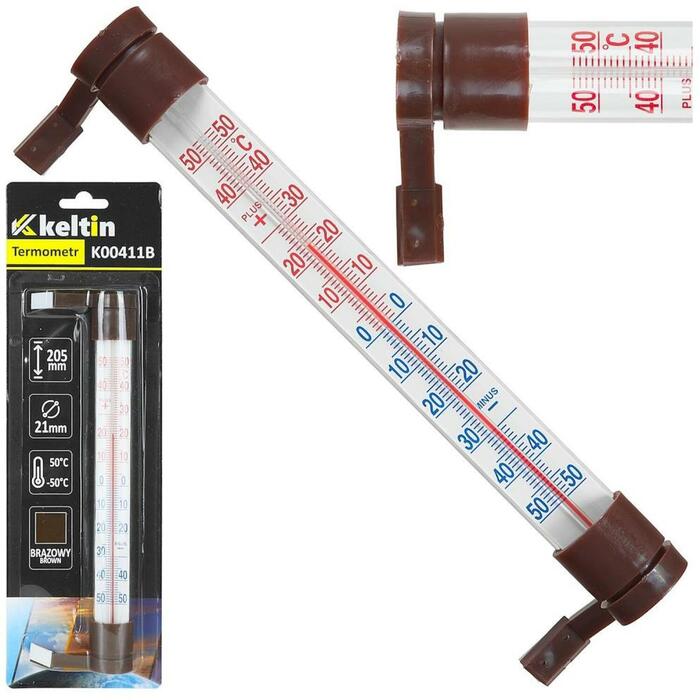 Keltin āra loga termometrs K00411B, -50°C