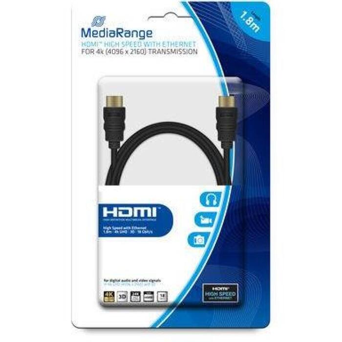 Mediarange HDMI-HDMI kabeļa pagarinātājs MRCS156, 1