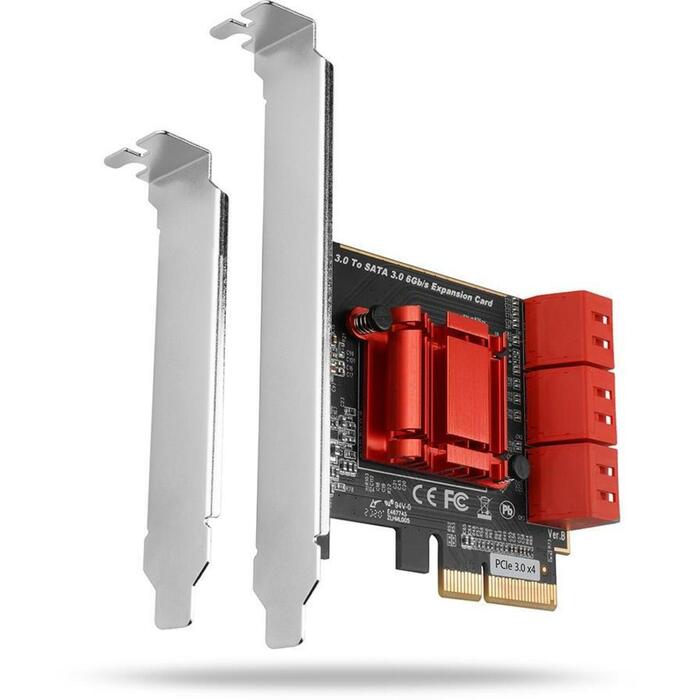 Axagon PCIe kontrolieris PCES-SA6, 6x SATA
