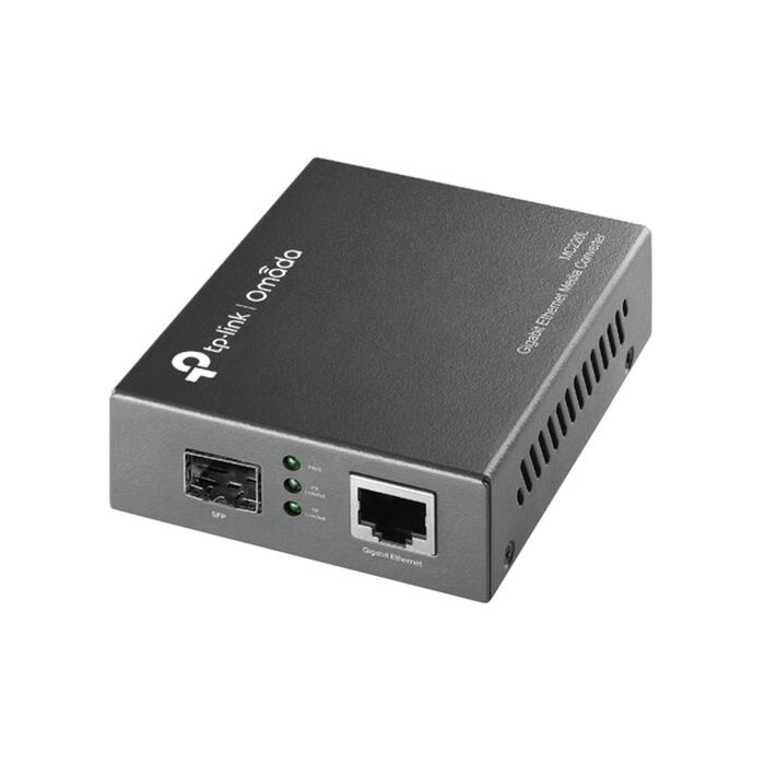 TP-LINK MC220L mediju pārveidotājs, 1xRJ45 10/100/1000Mbps