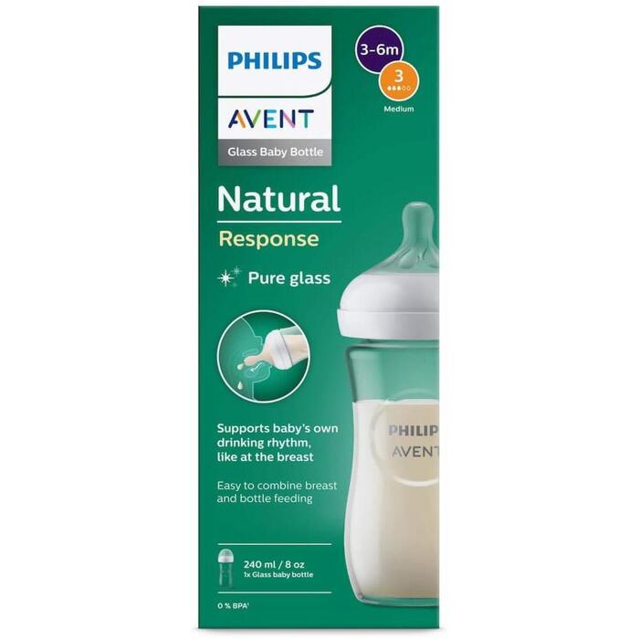 Philips Avent Natural Response stikla pudelīte