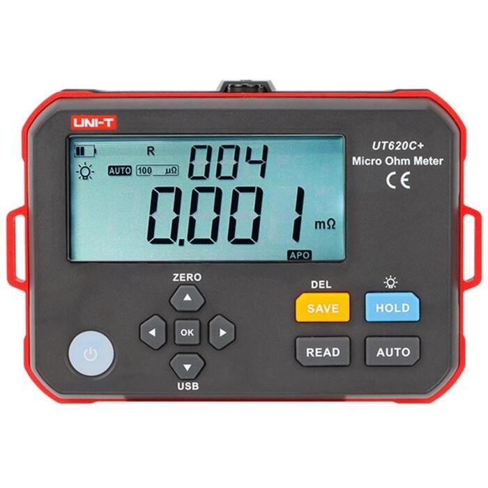 Uni-T UT620C+ Digitālais mikroohmmeters, 0.001