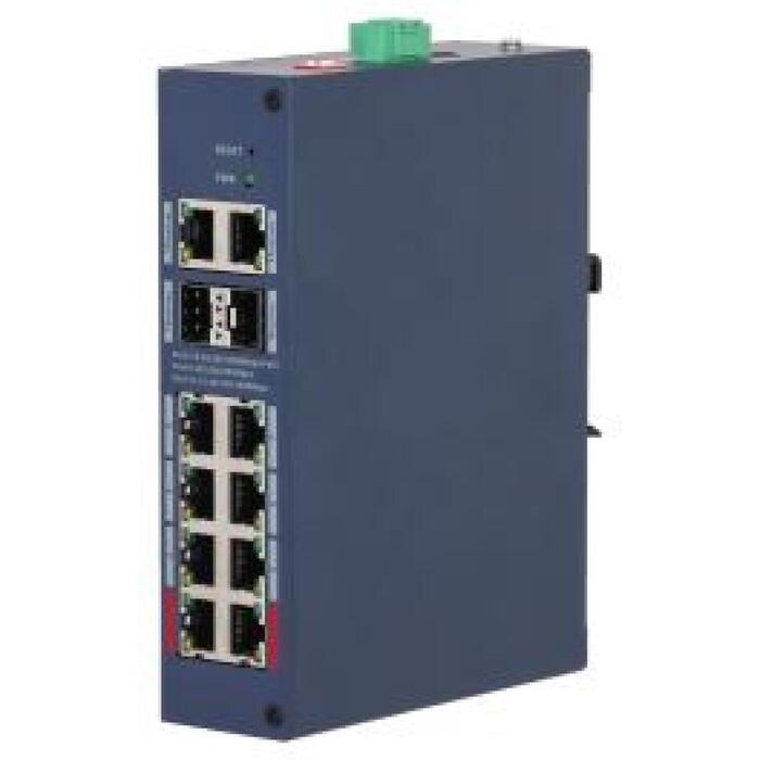 Dahua CHS4212-8GT-110 управляемый коммутатор, 10xRJ-45, 10xGigabit, 2xSFP, PoE, 24 Gbit/s, 110 W (CHS4212-8GT-110)