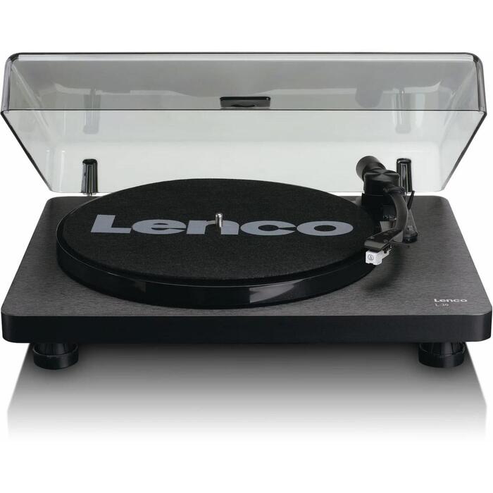 Lenco L-30BK plašu atskaņotājs, melns, 33/45