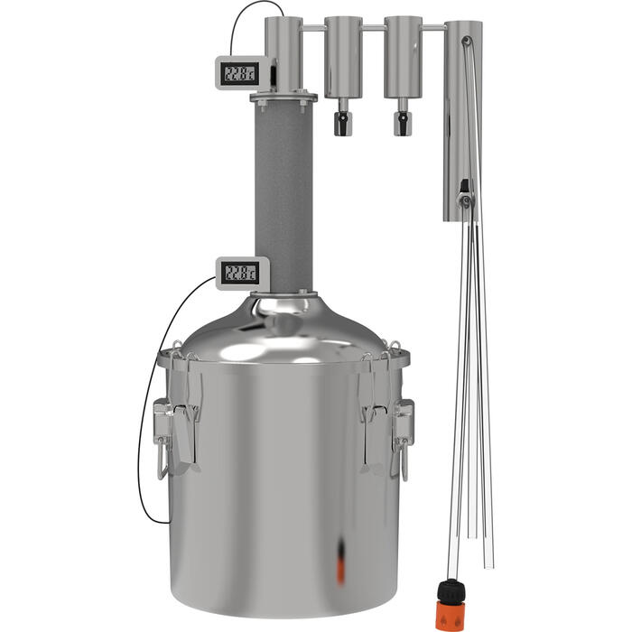 Browin модульный дистиллятор 343230, 18 L, 6.38 kg, два осадочных бака, нержавеющая сталь, компактный (343230)