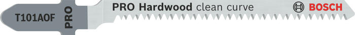 3 figūrzāģa asmeņi Bimet. T 101 AOF, Figūrzāģiem PRO HARDWOOD CLEAN CURVE T101AOF FIGŪRZĀĢA ASMENS, 2608636225, BOSCH (2608636225)