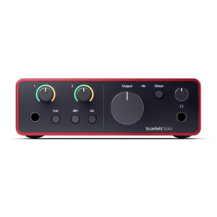 Focusrite Scarlett Solo 4th Gen, audio