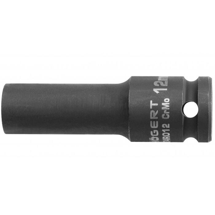 Hogert HT4R019 ударная головка, 1/2", 19мм, 78мм, CrMo, DIN 3121, шестигранный профиль (HT4R019)
