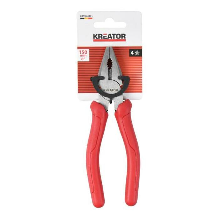 Universālās knaibles 170mm KREATOR KRTH60201, žokļa