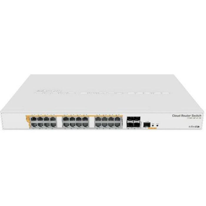 Mikrotik CRS328-24P-4S+RM pārvaldāms komutators, 24 Gigabit