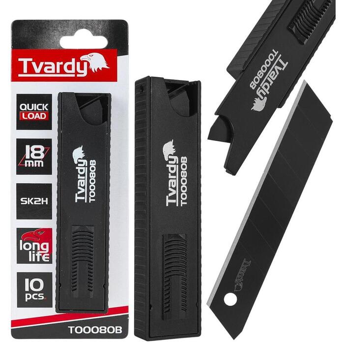 Tvardy T00080B, 10 gab. segmentēti naži