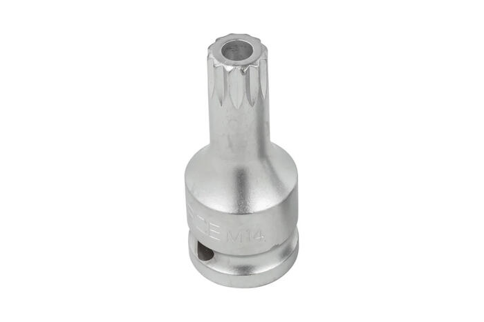 Rockforce Galds-bita SPLINE M14, 60mm, 1/2``DR