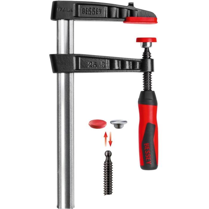 BESSEY screw clamp TG-2K 250/120 - Malleable cast iron (TG25-2K)