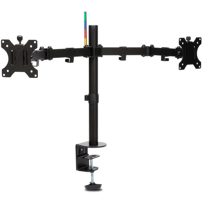 Kensington monitors SmartFit Ergo Dual Extended K55409WW, 2 displeji, 32", 16 kg, 8 kg, VESA 75x100, melns, skava (K55409WW)