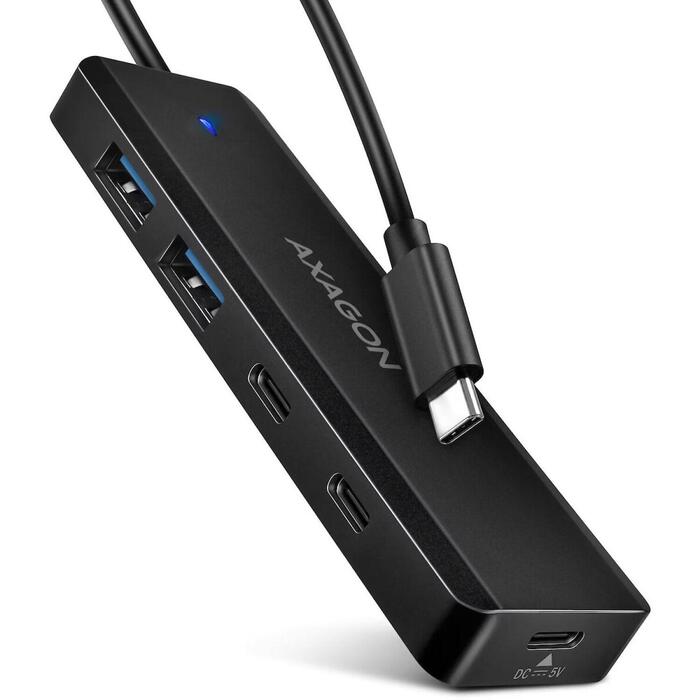 Axagon HUE-C2C HUB 4-portowy 5gbps 2x