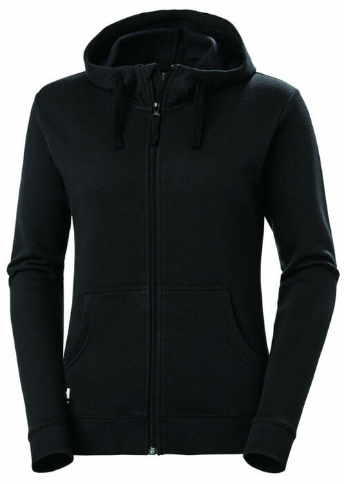 Helly Hansen Рабочая куртка 79323_990-S, S, черная, регулируемый капюшон со шнурком, передняя молния YKK с защитой подбородка (79323_990-S)