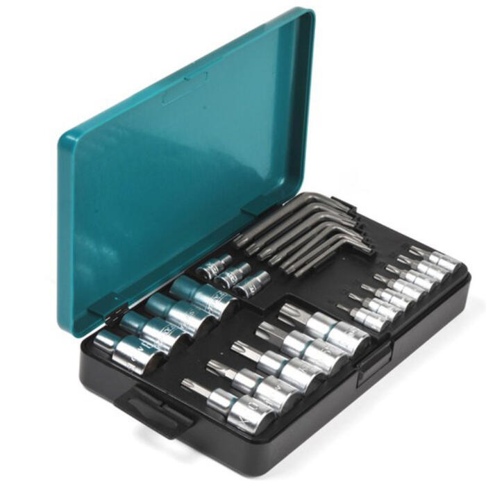 Muciņu ar uzgaļiem komplekts, TORX, 1/4"