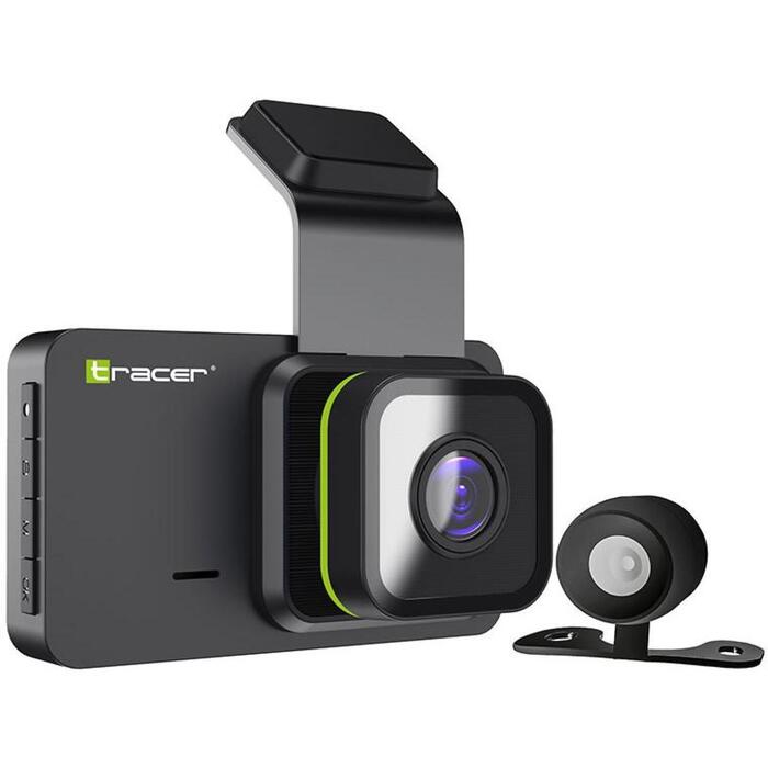 Tracer Opti 3D-WF TRAKAM47569, видеорегистратор с 2 камерами, Full HD 1920x1080@30fps, 120°, WiFi, G-сенсор, режим парковки (TRAKAM47569)