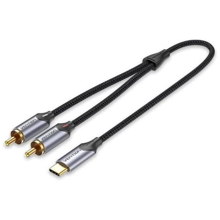 Vention BGUHF USB-C uz 2 RCA