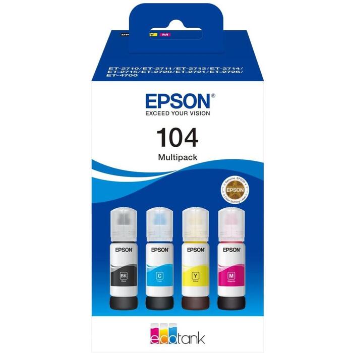 Epson Multipack EcoTank 104 (C13T00P640), Ink (C13T00P640)