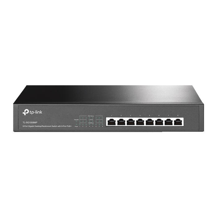 TP-Link TL-SG1008MP tīkla komutators nepārvaldāms 8×