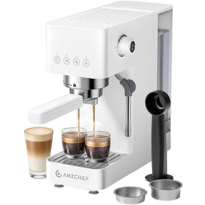 AMZCHEF CE-EM3131-WT kafijas automāts, 1350W, 20bar