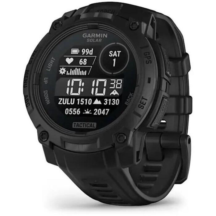 Garmin viedpulkstenis Instinct 3 Solar Tactical