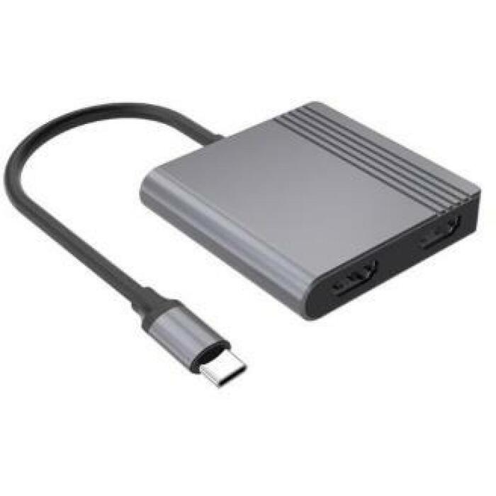Gembird adapteris USB-C uz HDMI/USB3 3-in-1