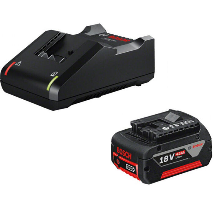Akumulators+lādētājs GBA18V 4.0Ah GAL18V-40 1600A01B9Y BOSCH (1600A01B9Y)