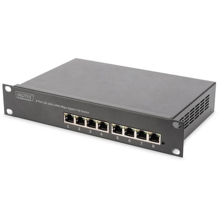 Digitus komutators DN-95317 DN-95317-1, 8x 10/100/1000