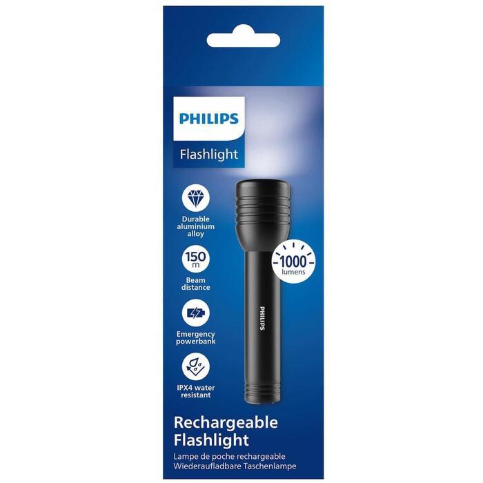 PHILIPS LED lukturis, melns (SFL7005R/10)