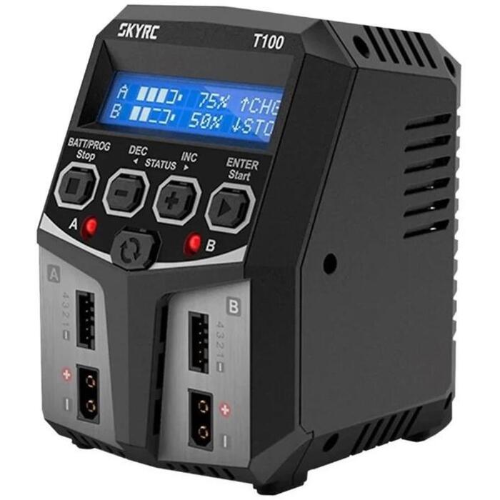SkyRC T100 SK-100162-02 lādētājs, 2x50W, 0