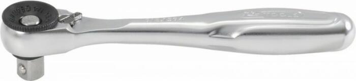 Kstools Ручной трещоточный ключ 1/4'' 918.1595, 100 мм, 98 г, DIN 3120, ISO 1174 (918.1595)