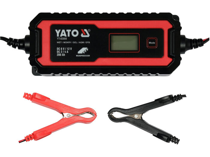 Yato Akumulatora Lādētājs YT-83000, 6/12V, 2/4A