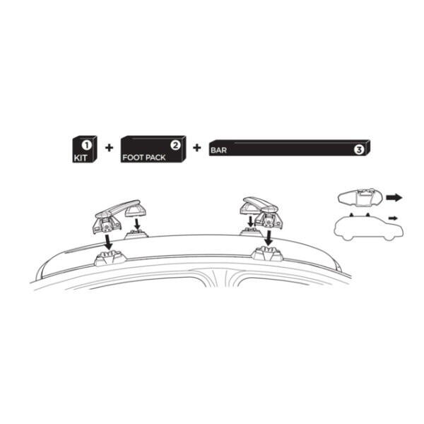 Atbalsta pēdu pārsegi Fixpoint Kit, 4