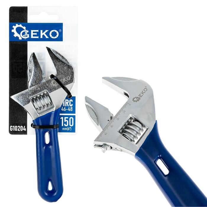 Regulējamais uzgriežņu atslēga 0-36mm, 150mm, GEKO