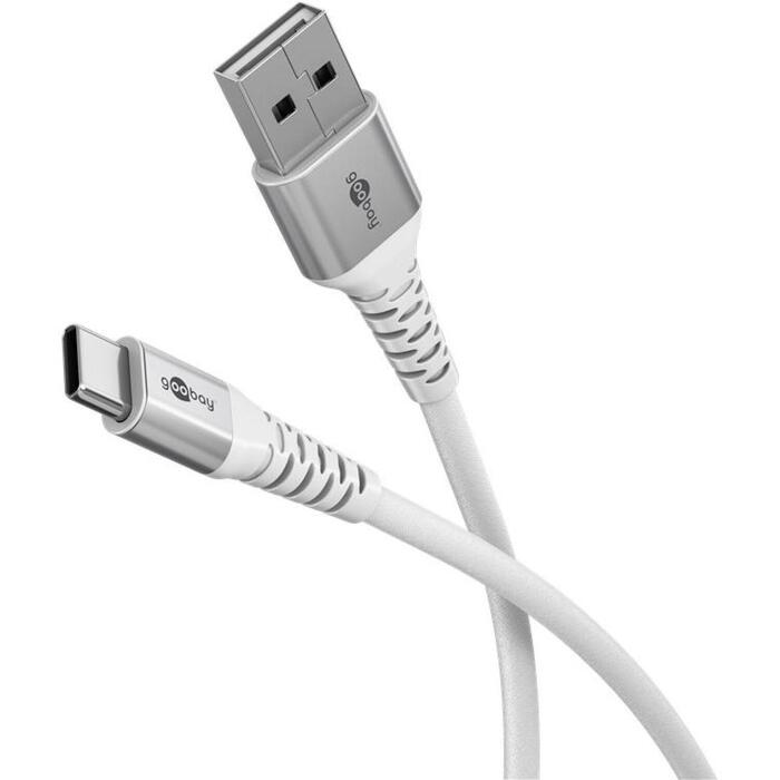 Goobay USB-C to USB-A Supersoft Textile