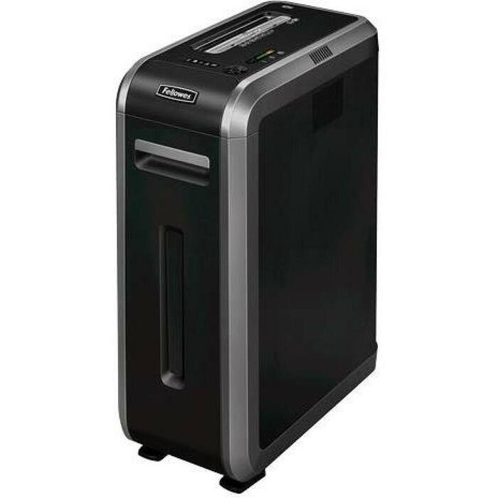 Fellowes ŠREDS 125i/4613001, 18 lapas, 5.8 mm, 53 L, 45 min, P-2, automātiskā ieslēgšana/izslēgšana, melns (4613001)