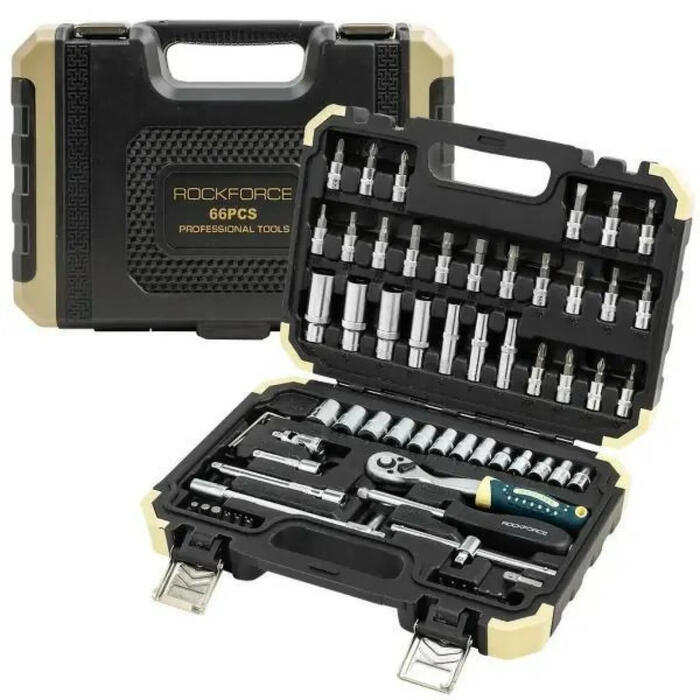 Rockforce Instrumentu komplekts 66pr. RF-2661-5, 1/4"