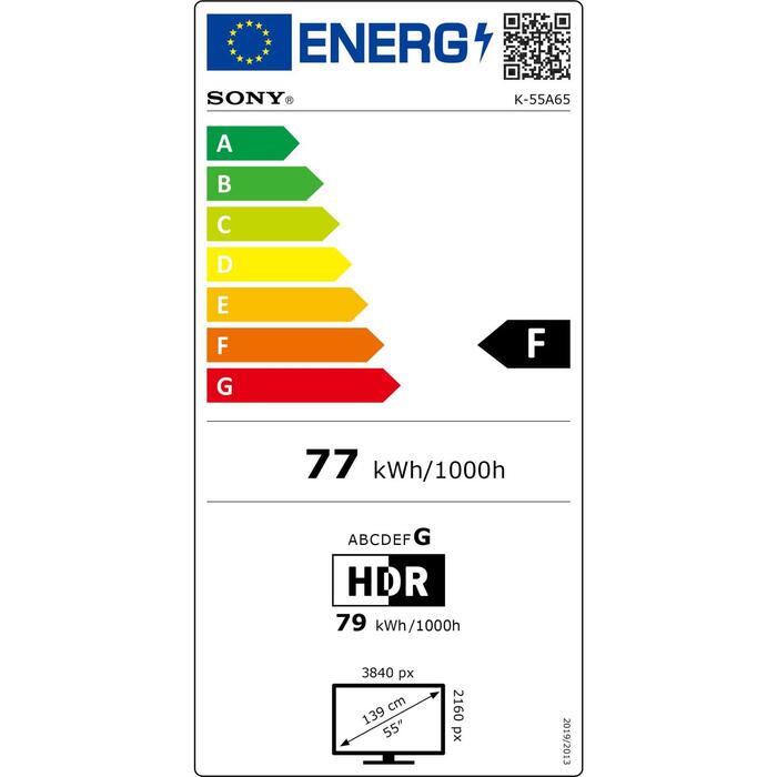 Sony 4K OLED TV | K55A65PB Bravia 6 | 55 | Smart TV | Google TV | UHD | Black (K55A65PB.CEI)