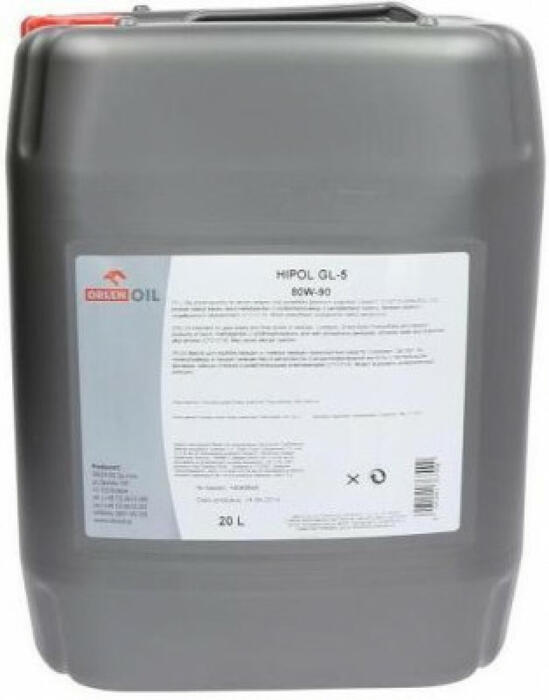 Transmisijas eļļa GL-5 80W90 20L, ORLEN