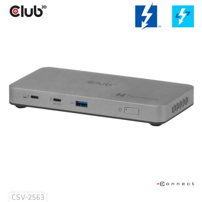 Club3D USB centrmezgls CSV-2563 4x USB-C