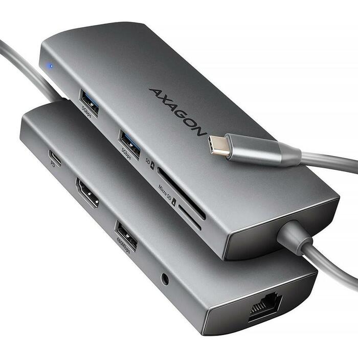 Axagon dokstacija HMC-8HLSA 9in1 5Gbps, 3x