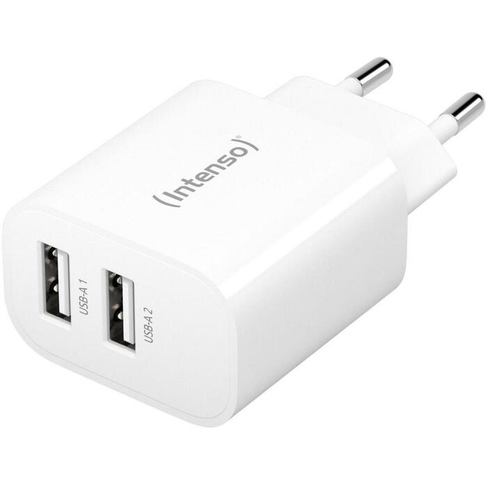 Intenso strāvas adapteris 7802412, 2xUSB-A, 100-240