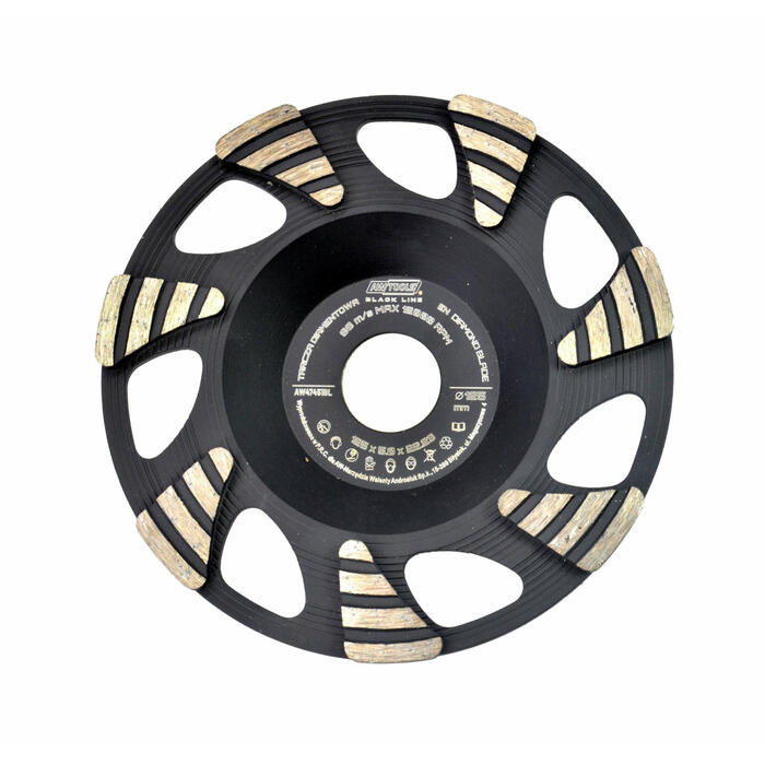 TURBO DIAMANTA GRIEŽAMĀ DISKA KUPOLIS 125mm