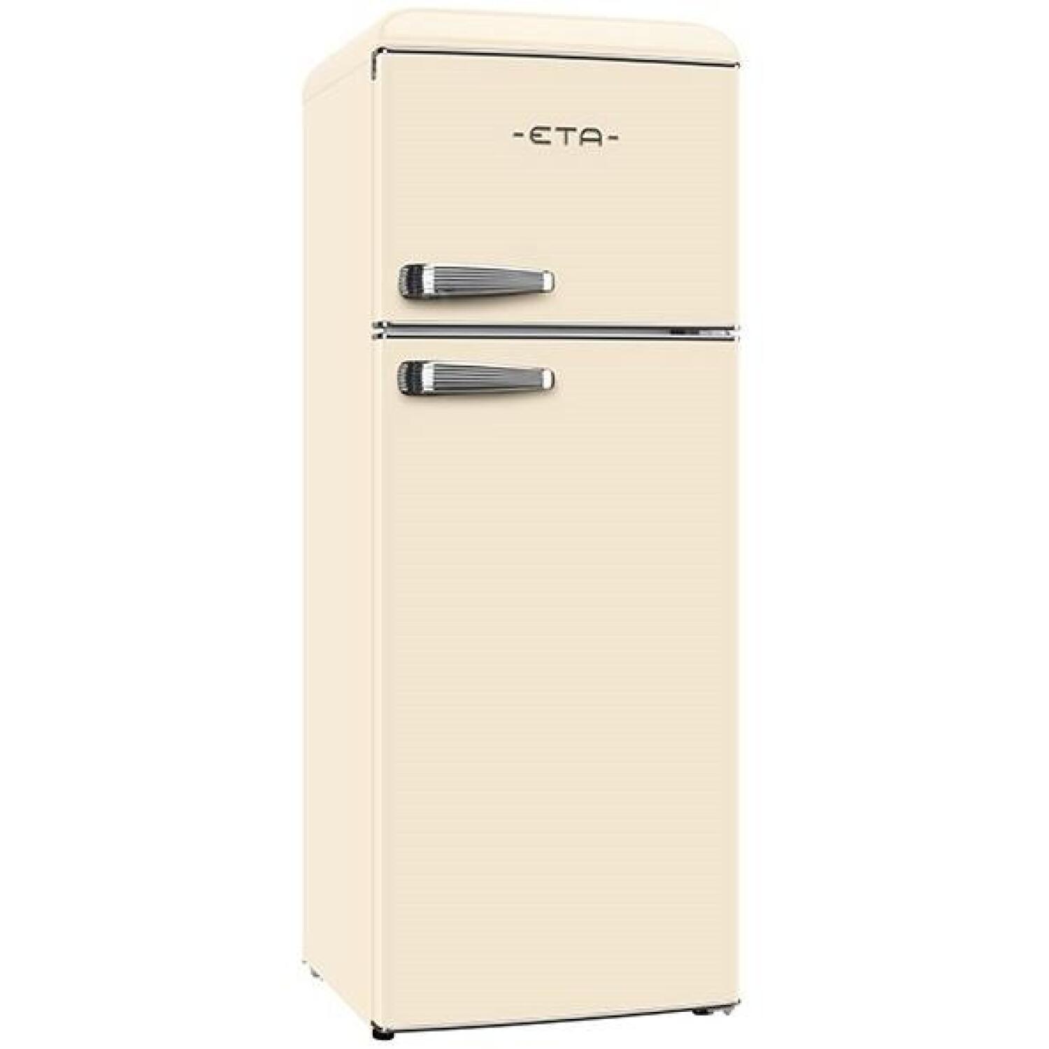 ETA Storio Retro ETA253390040EN, 170L ledusskapis, 45L saldētava, E klase, 38dB, brūns, brīvi stāvošs (ETA253390040EN)