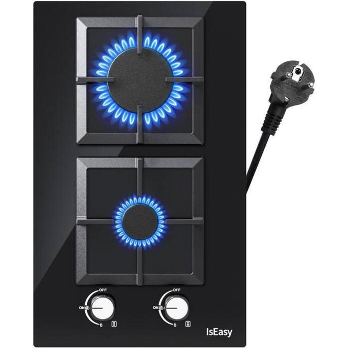 Iseasy gāzes plīts MGBG-312S2C, 1x1kW, 1x2