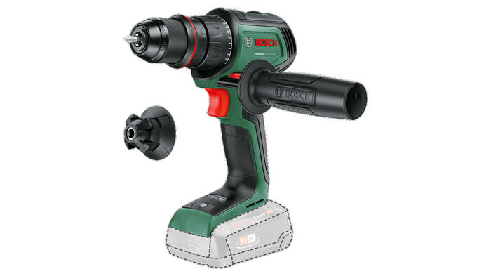 Akumulatora urbjmašīna-skrūvgriezis AdvancedDrill 18V-80 QuickSnap, 06039E2000 BOSCH (06039E2000)