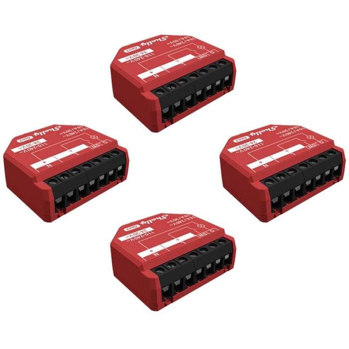 Shelly 1PM Gen3 Kontrolieris 1PMGen3x4, 110-240V24-30V⎓