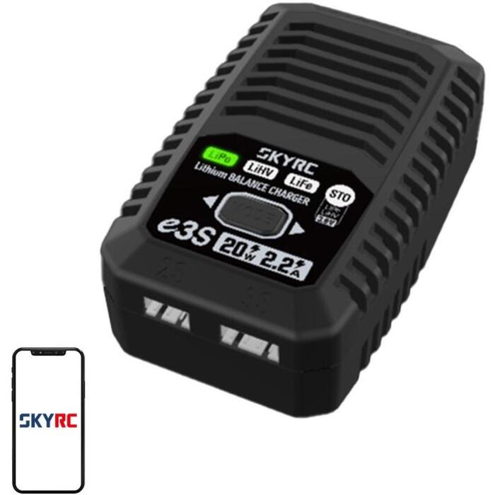 SkyRC e3S lādētājs SK-100219-01, 2S/3S, LiPo/LiHV/LiFe